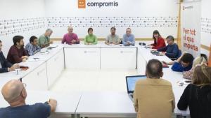 Ejecutiva de Compromís celebrada el pasado mes de noviembre.