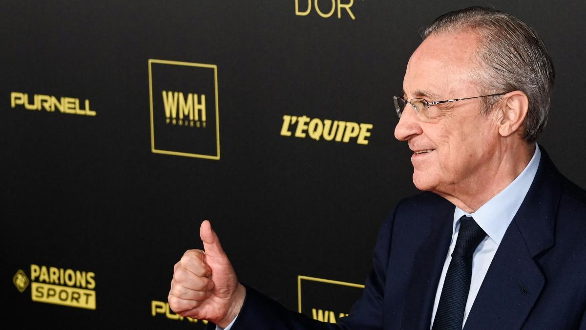 Florentino Pérez en la Gala del Balón de Oro