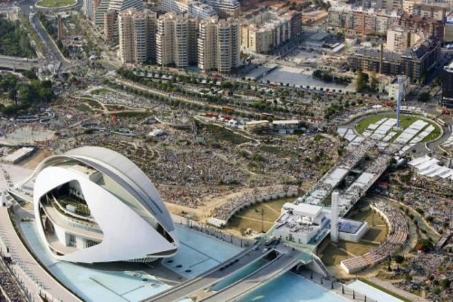 Visita del Papa a Valencia en 2006