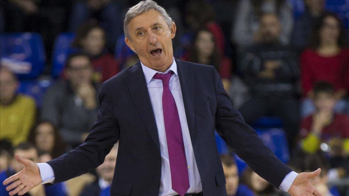 Pesic acabó contento con sus jugadores tras vencer al 'Estu'