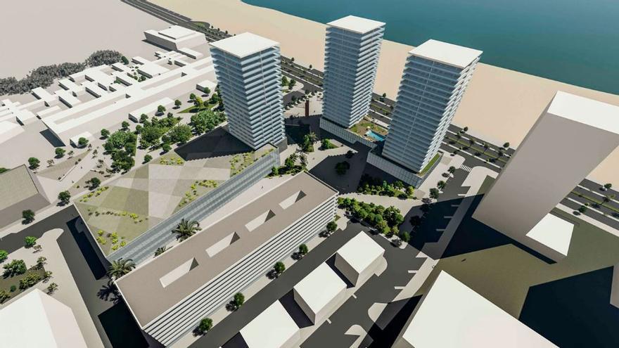 Tres nuevas torres de pisos culminarán el desarrollo de la fachada litoral de Poniente