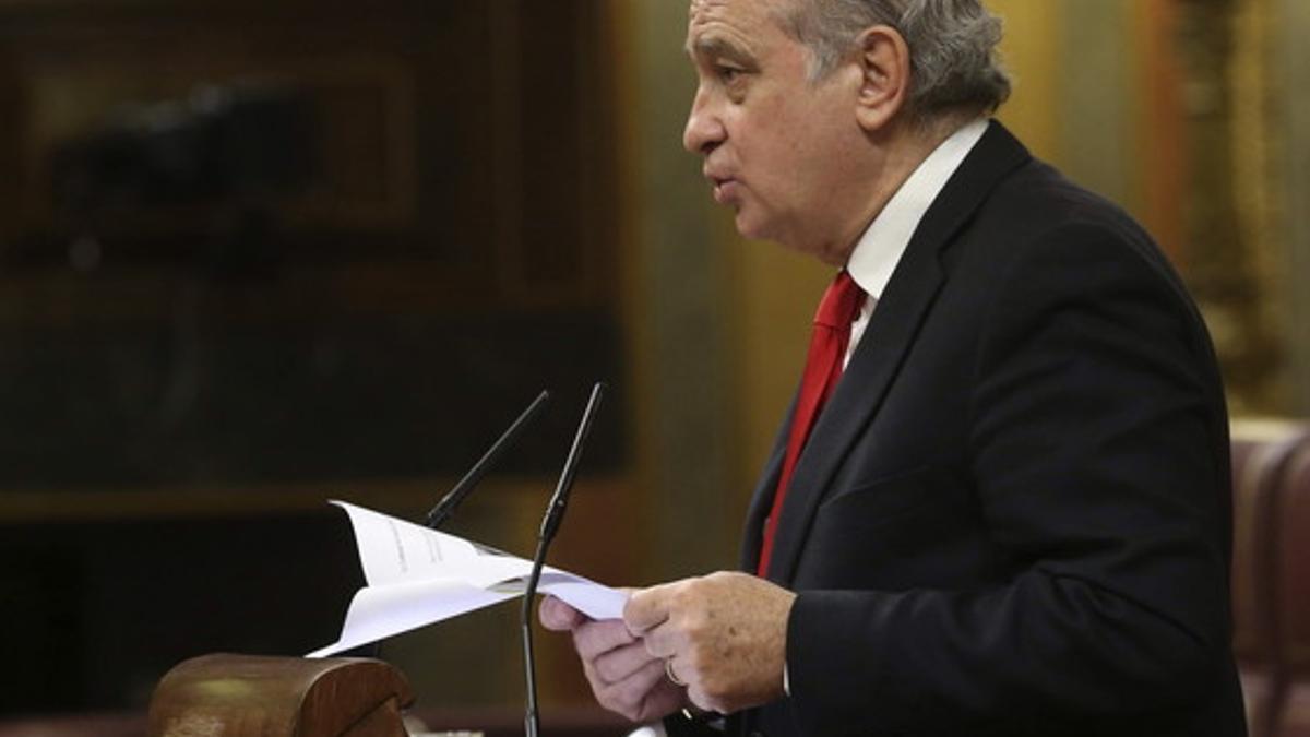 Jorge Fernández Díaz, en el Congreso.