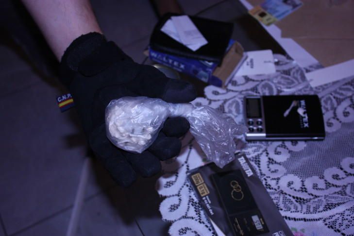 Siete detenidos y más de medio kilo de cocaína incautada en Son Banya
