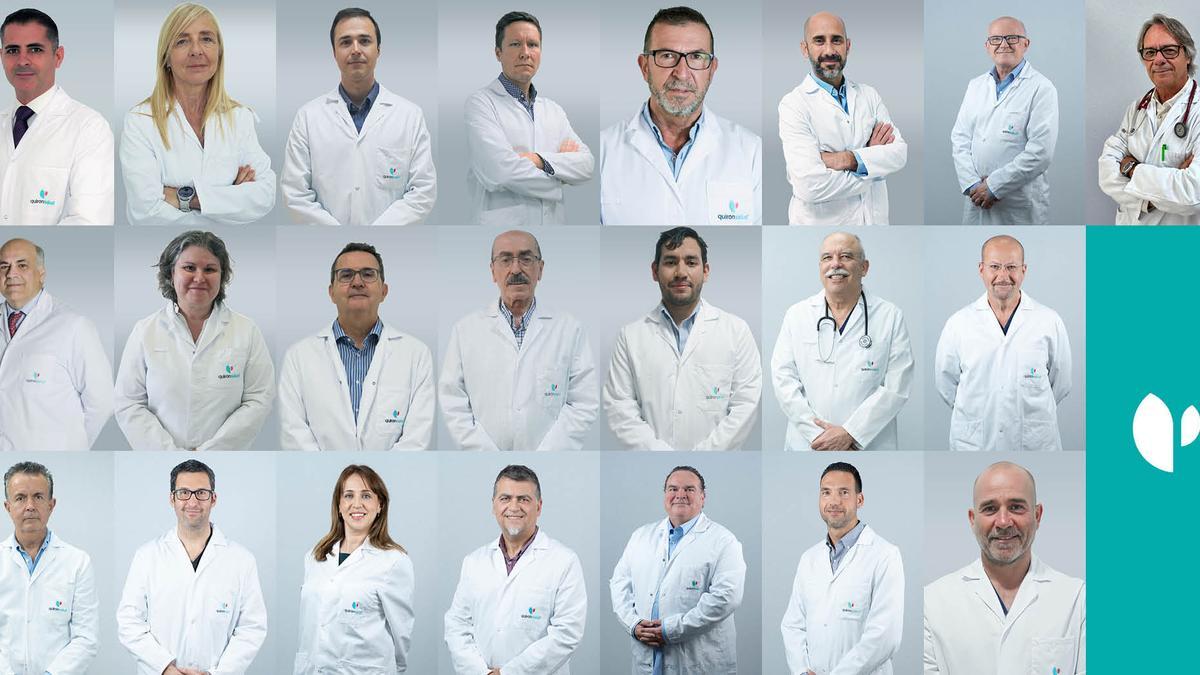 La combinación de un equipo de profesionales de prestigio con el soporte de la tecnología más avanzada convierte al Hospital Quirónsalud Murcia.