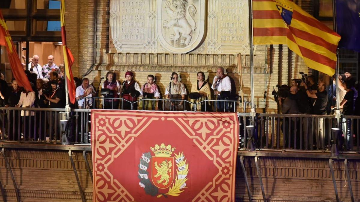 La jota fue la pregonera de las pasadas Fiestas del Pilar.