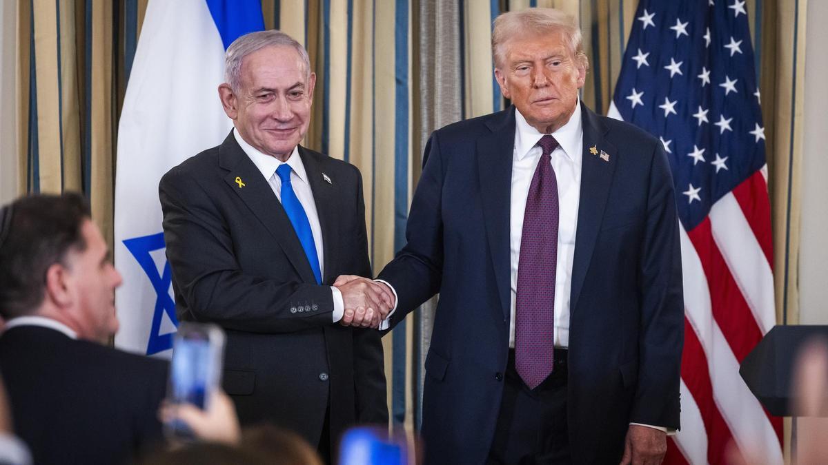 Benjamin Netanyahu y Donald Trump.