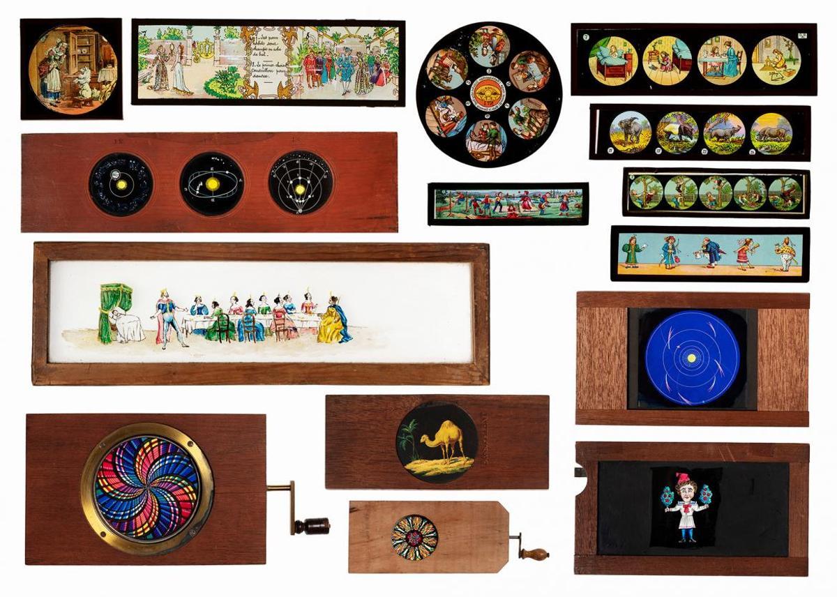 Placas para linternas magicas (1860-1890).