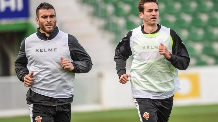El Elche vuelve al trabajo con Fabián y sin Guillermo