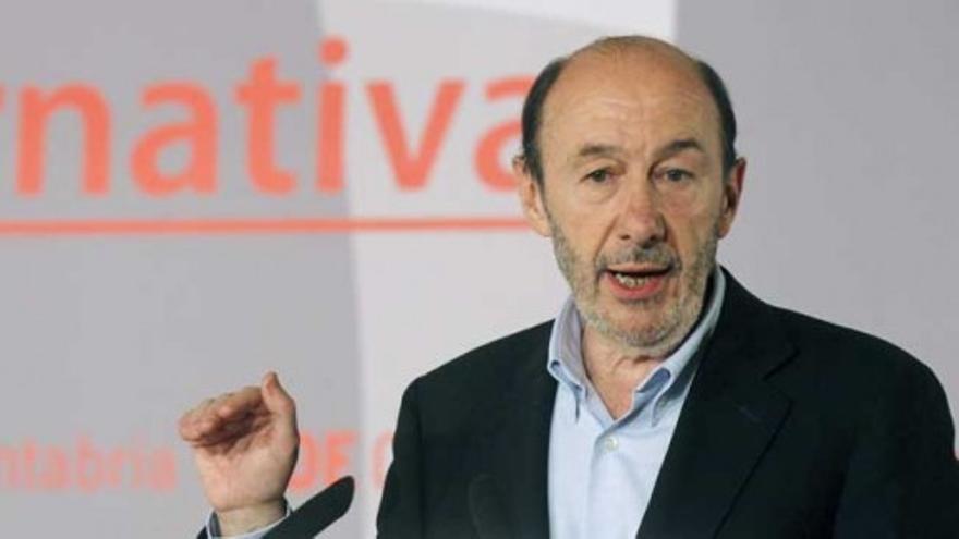 Rubalcaba critica los presupuestos