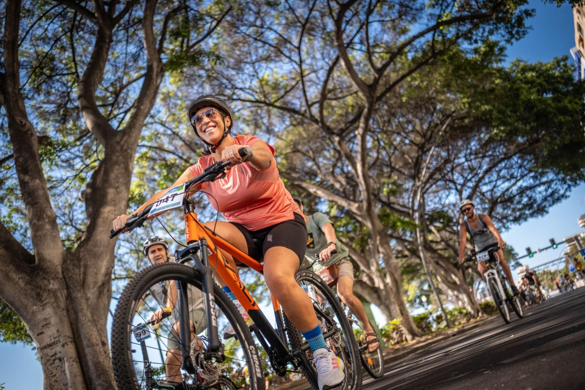 Fiesta de la bicicleta en Santa Cruz de Tenerife
