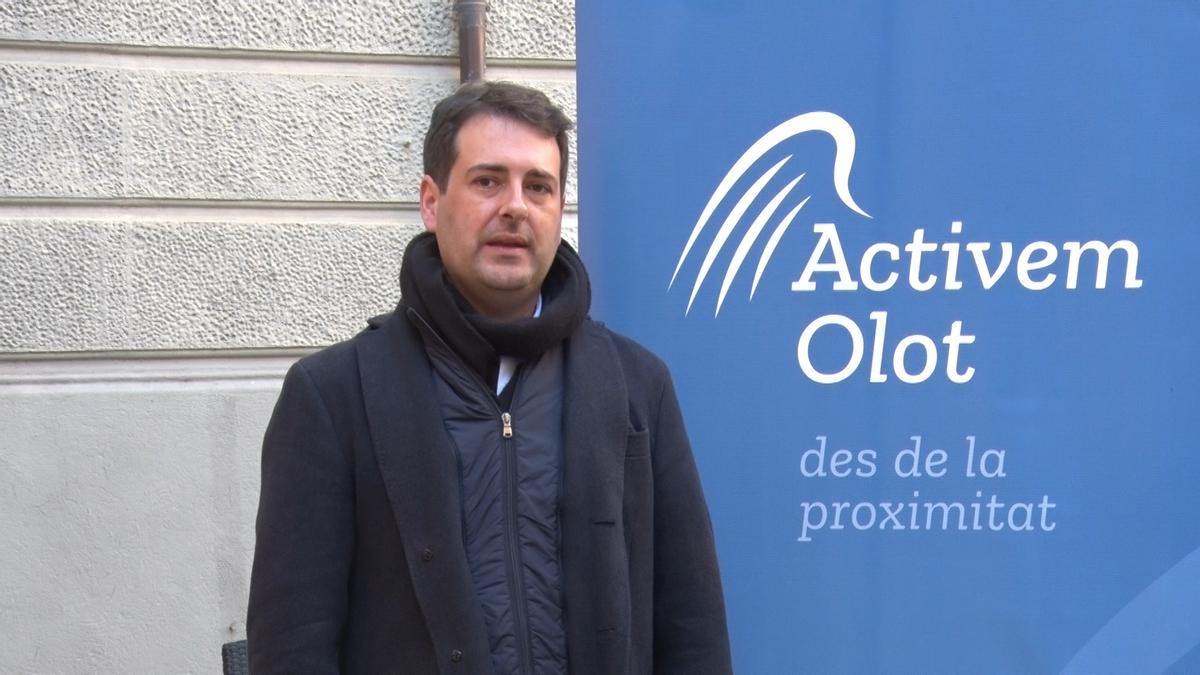 El candidat d'Activem Olot, Jordi Rubió.