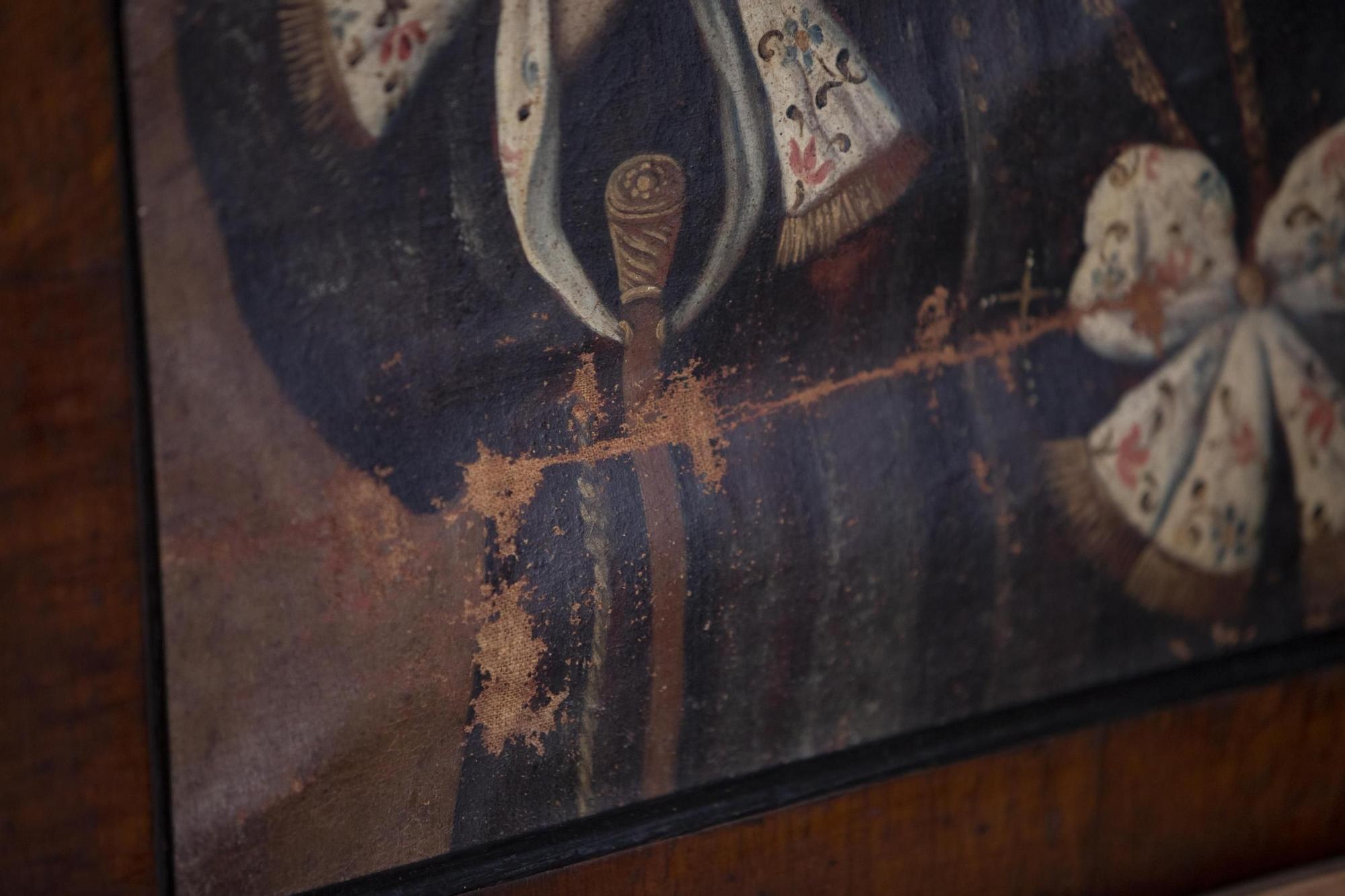 Un anticuario adquiere en Xàtiva un San Antonio de Padua pintado por el sobrino del retratista de Felipe V