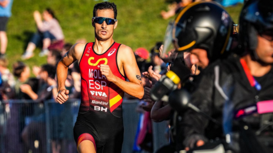 Mario Mola se cuelga el bronce en el Europeo de duatlón