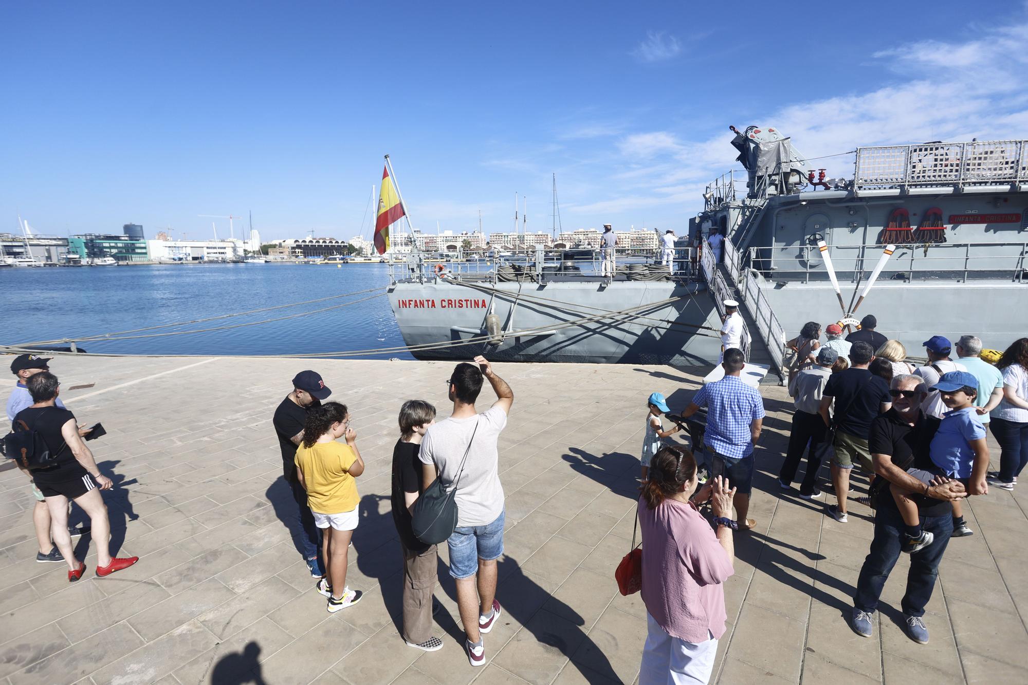 El Patrullero "Infanta Cristina" se puede visitar este fin de semana en València