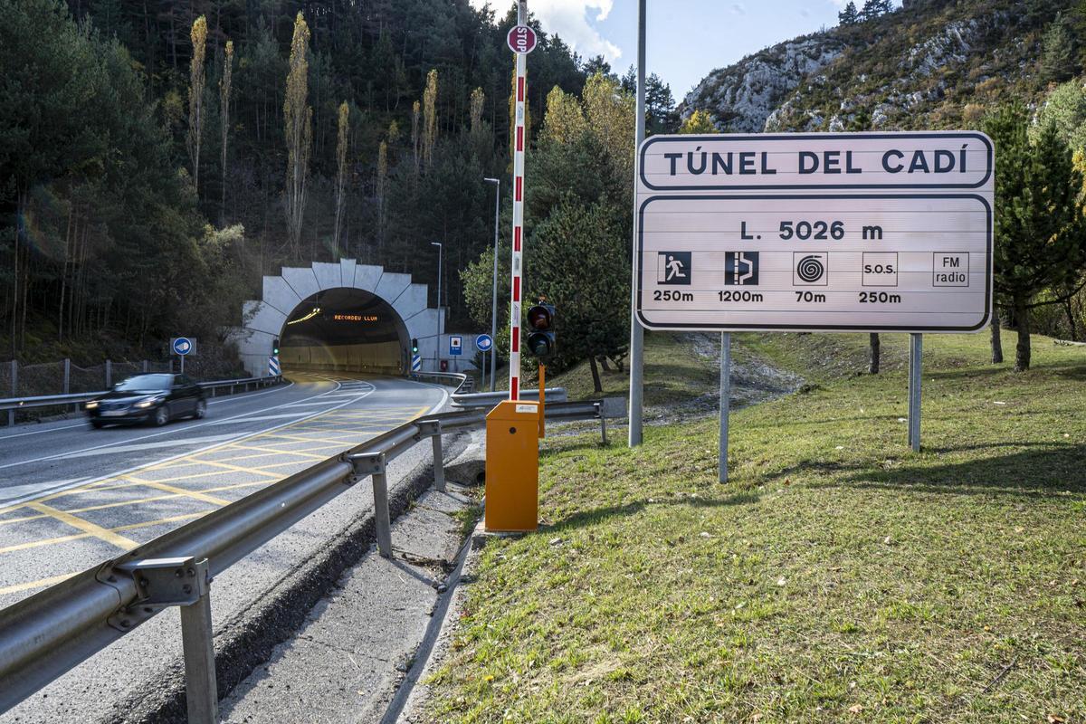 El túnel del Cadí, en una foto de archivo.