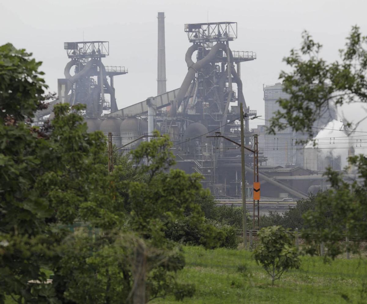 Altos hornos de Arcelor en Veriña (Gijón). |  | JUAN PLAZA