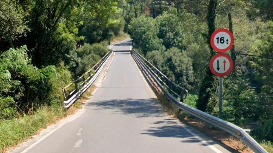 Estado del puente provincial entre Negreira y Brión. Foto: GM