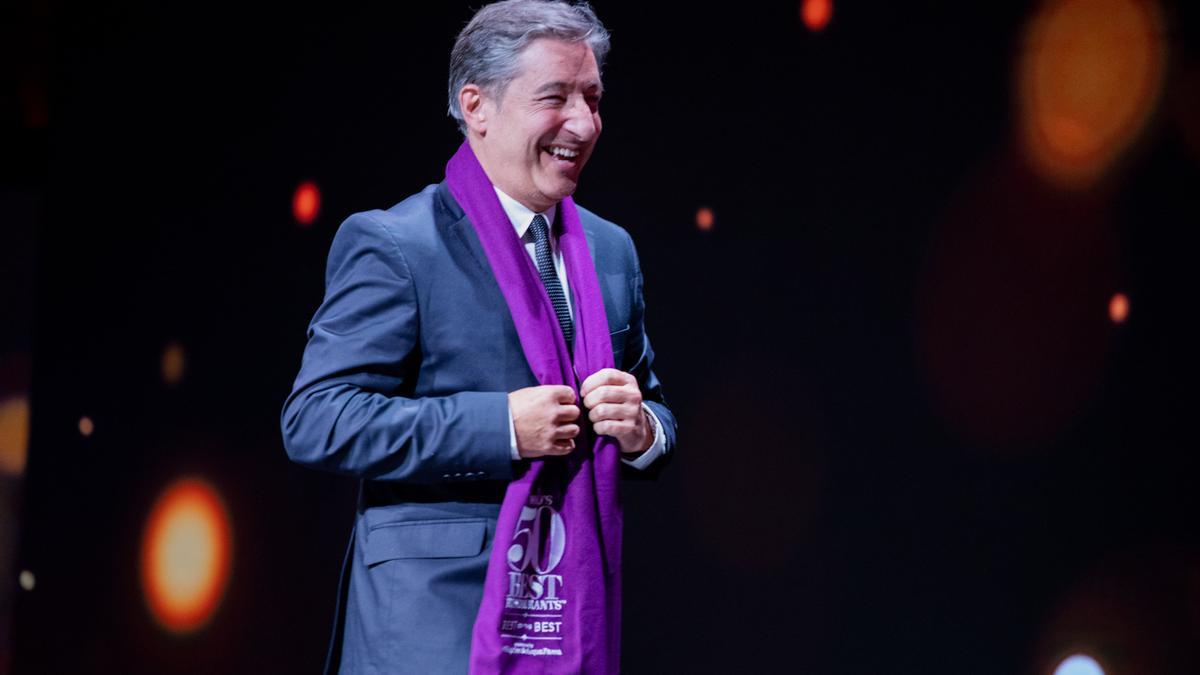 El xef gironí Joan Roca durant la gala de The World&#039;s 50 Best Restaurants