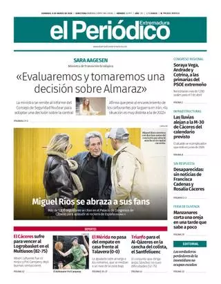 Consulta la portada correspondiente al día 8 de marzo de 2026