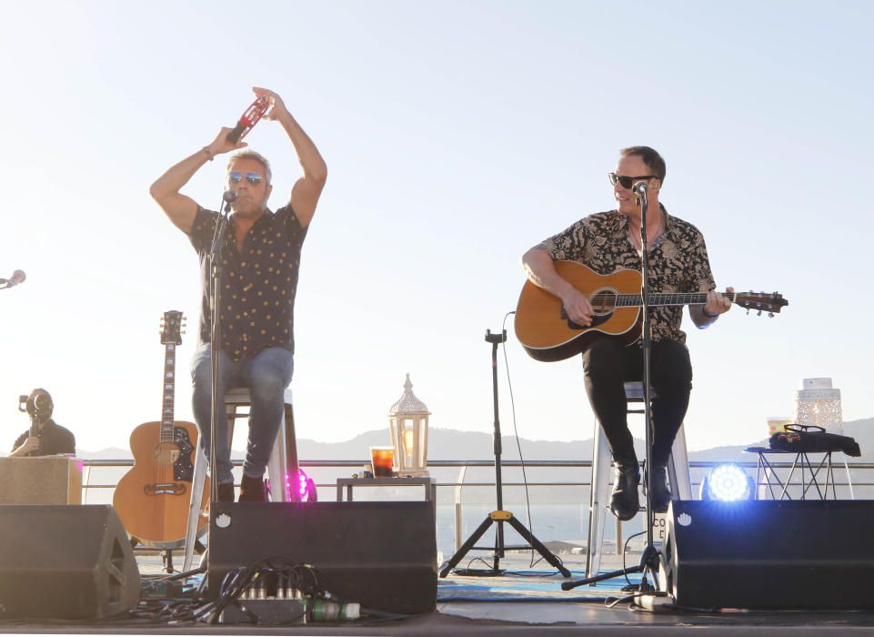 El concierto de MCLan, en la terraza del Auditorio Mar de Vigo