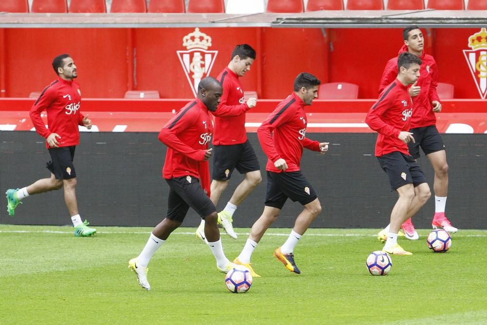 Entrenamiento del Sporting