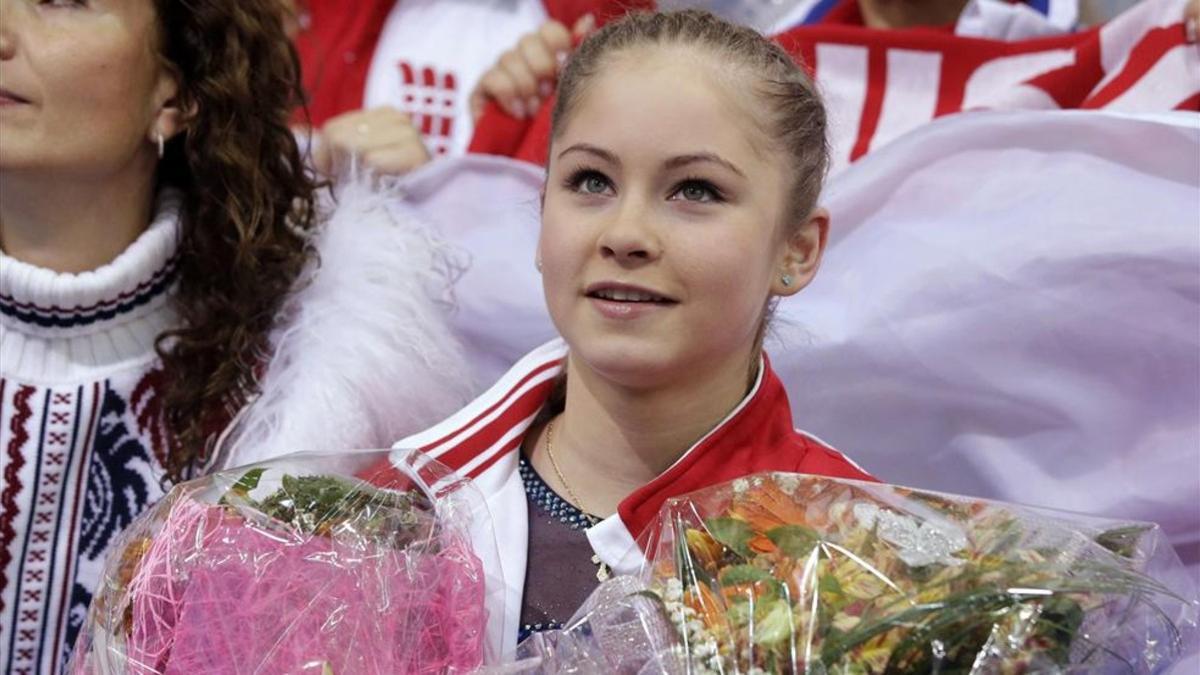 Yulia Lipnitskaya en los Juegos Olímpicos de Sochi 2014