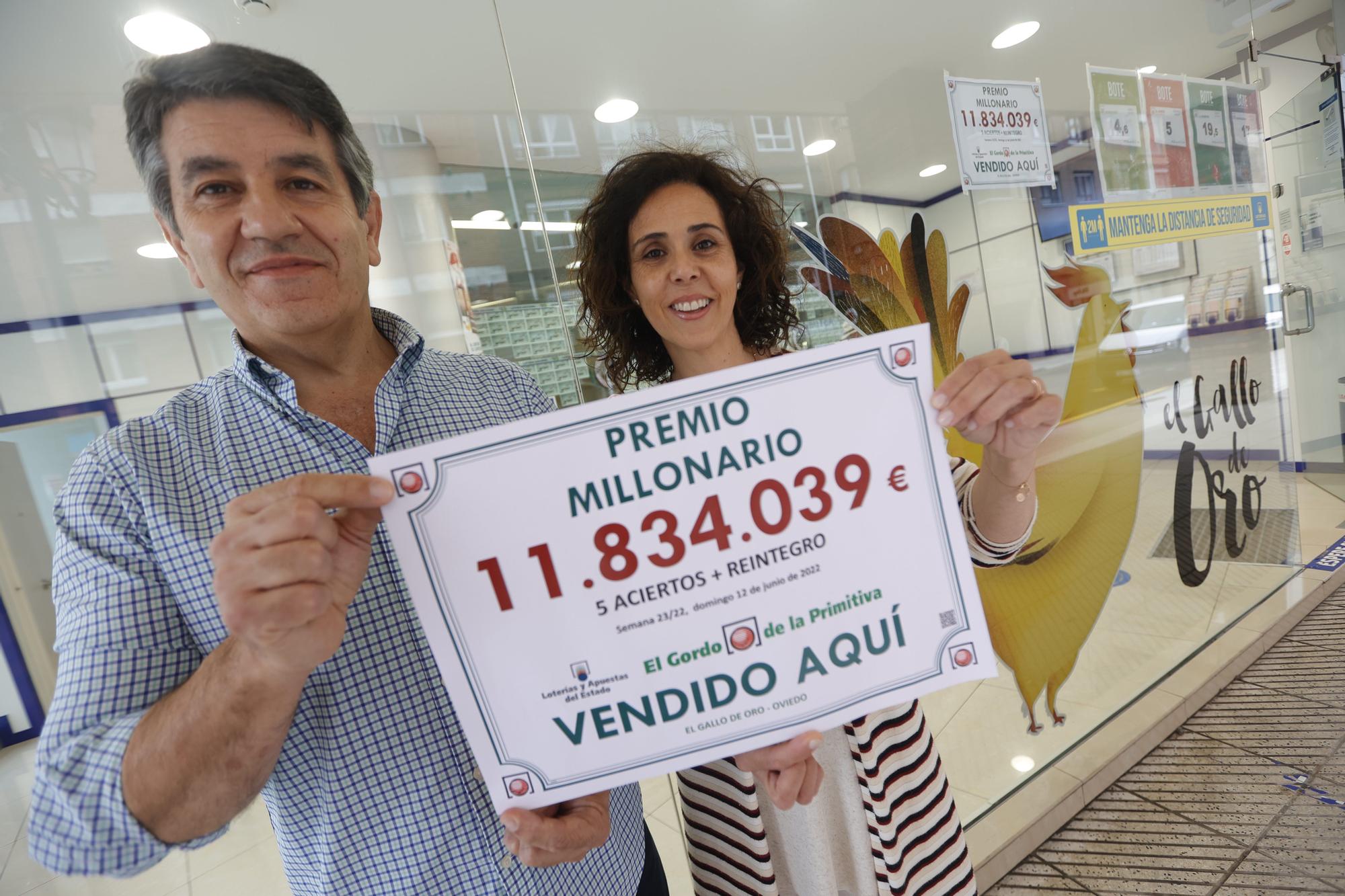 EN IMÁGENES: El premio millonario del Gordo de la Primitiva vendido en 
