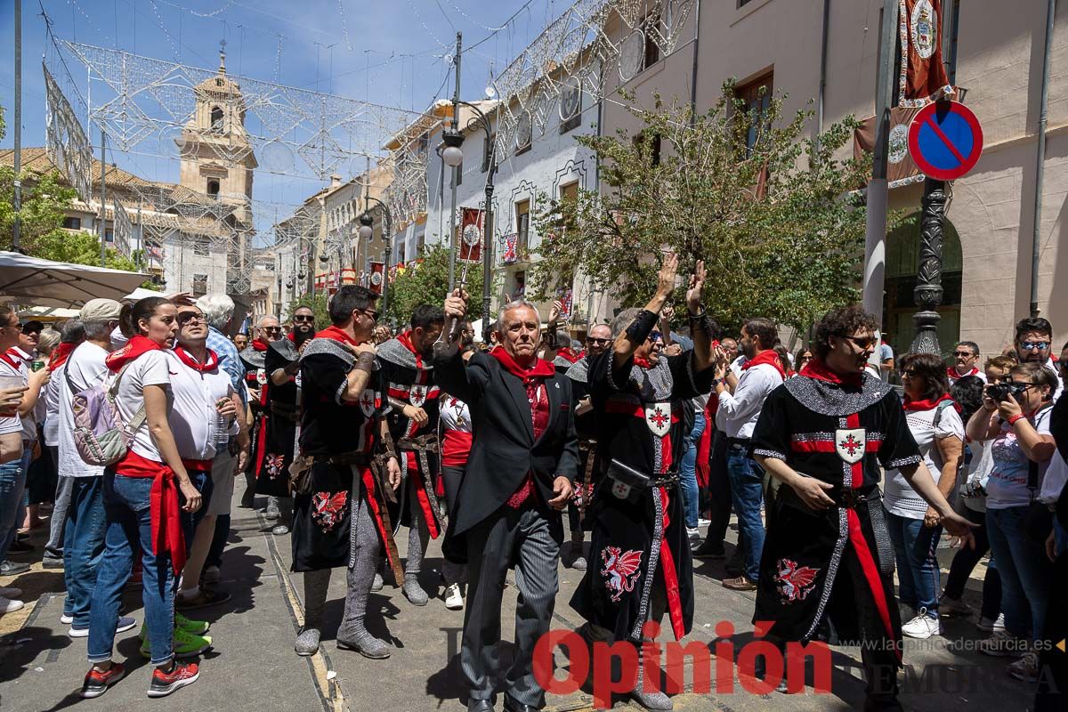 Moros y Cristianos en la mañana del dos de mayo en Caravaca