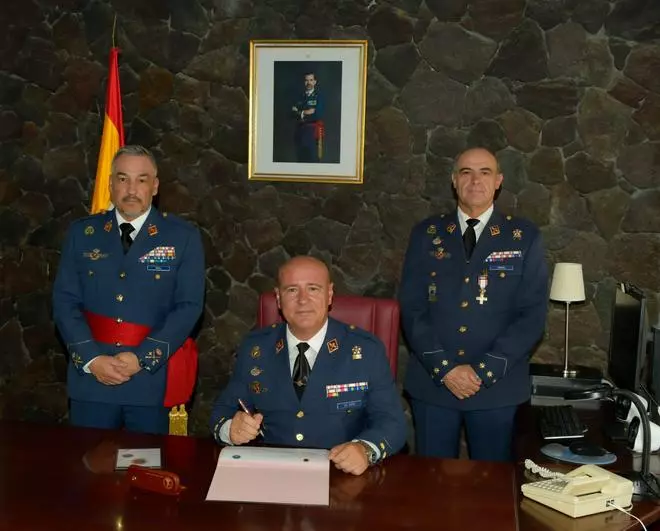 Rafael de Haro Ros toma posesión como nuevo jefe del Aeródromo Militar de Lanzarote
