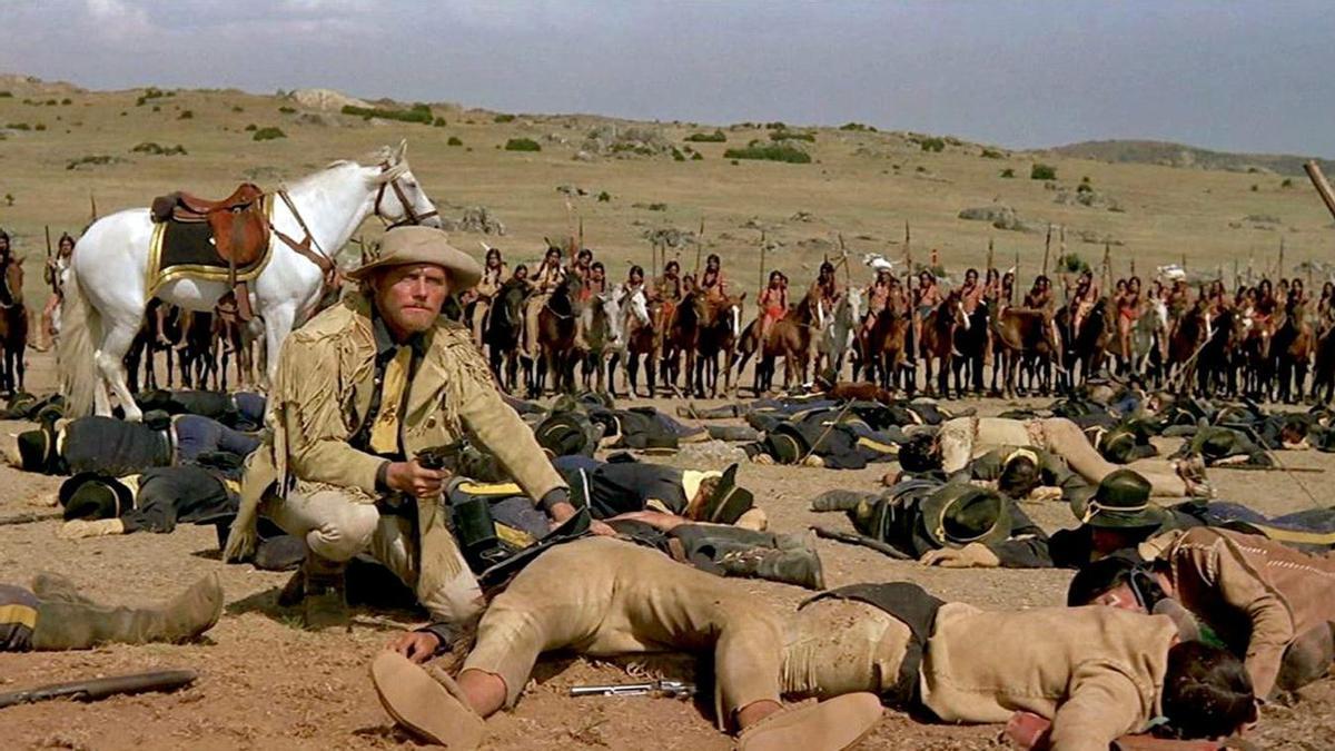 Fotograma de «A derradeira batalla do xeneral Custer» (1967).