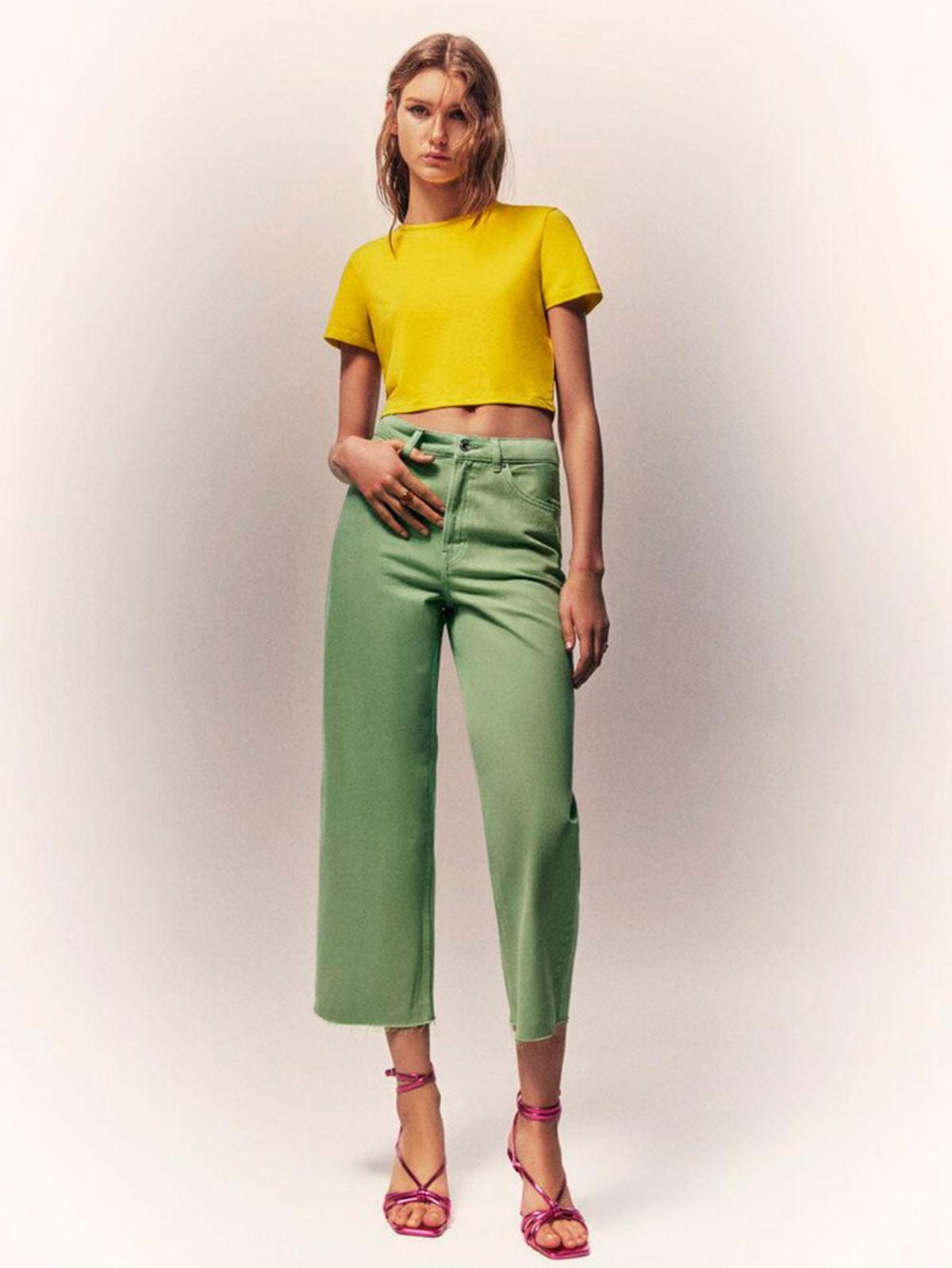 Jeans culotte de Lefties (precio: 17,99 euros)