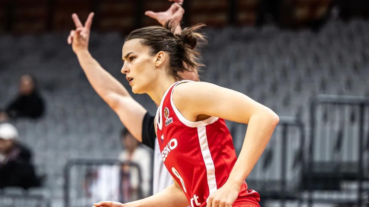 Vorackova, durante el duelo ante Bélgica