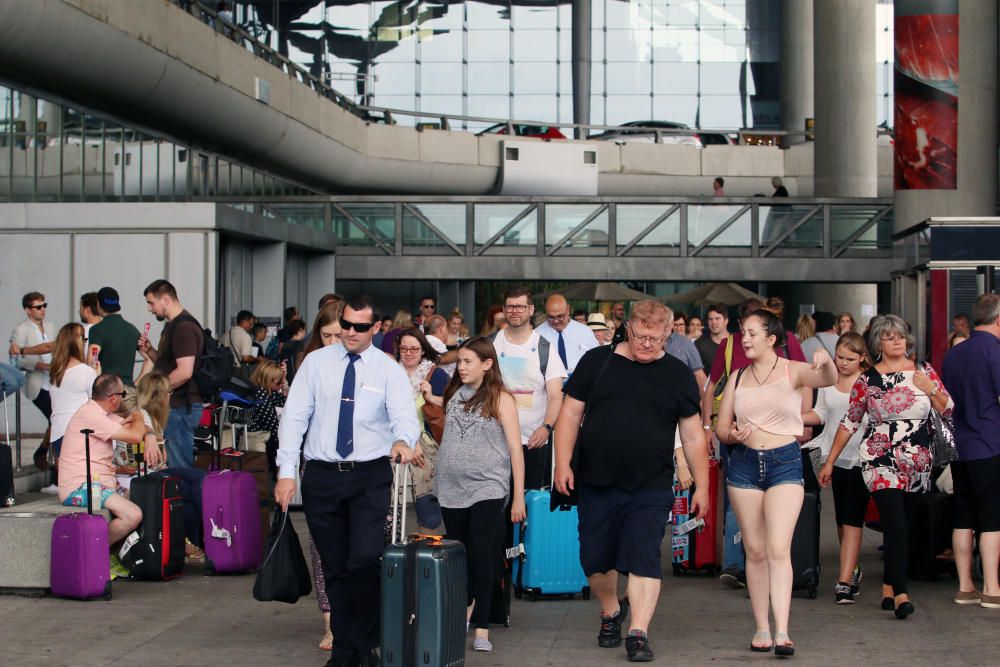 Operación retorno en el aeropuerto de Málaga