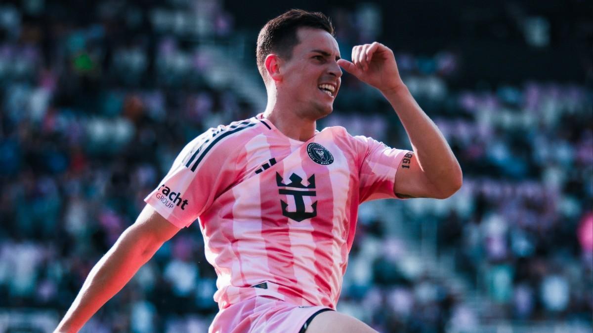 Tadeo Allende, con el Inter Miami