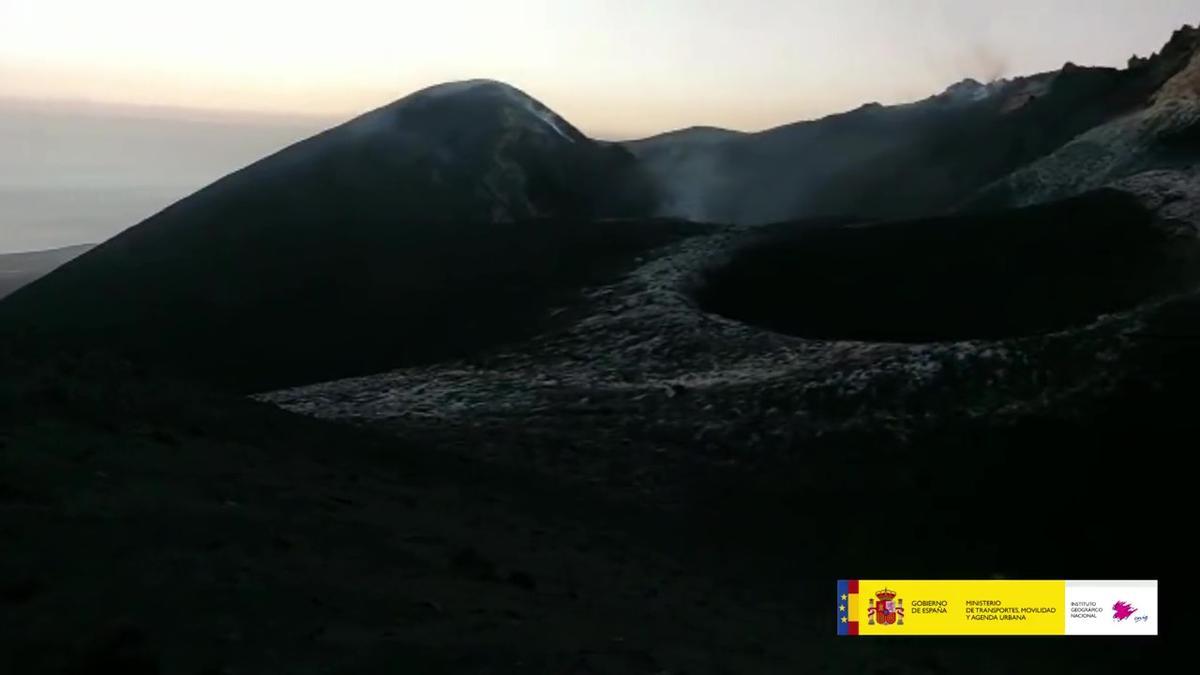 Altas concentraciones de dióxido de azufre en el volcán de La Palma