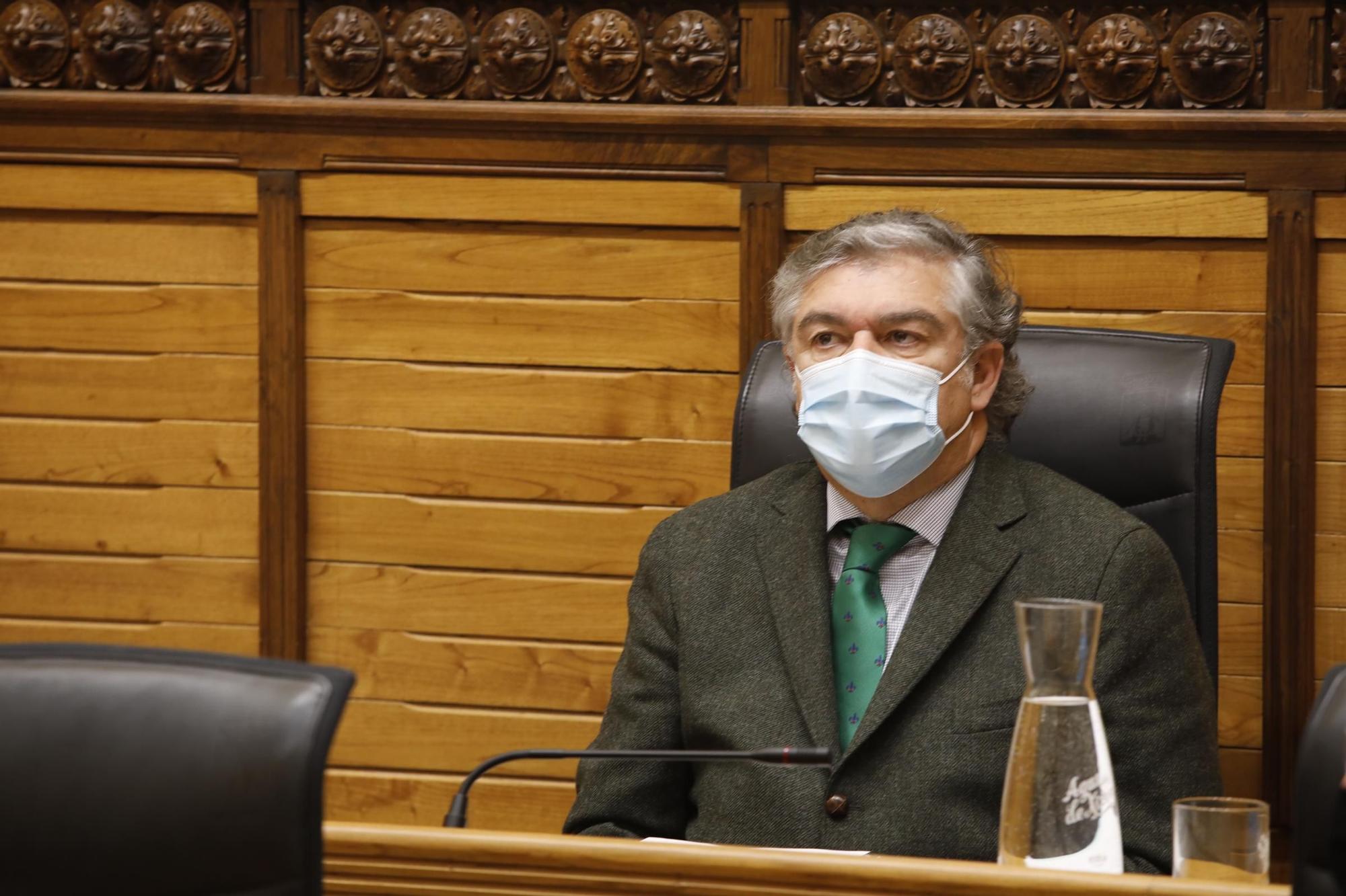 Pleno municipal de enero en el Ayuntamiento de Gijón.