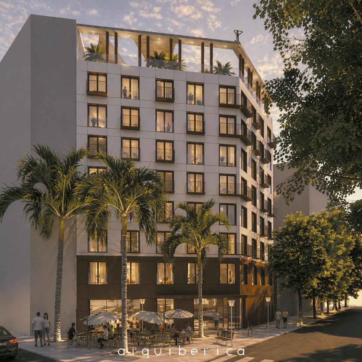 El edificio cuenta con parking y la zona cuenta con buenas conexiones de transporte público.