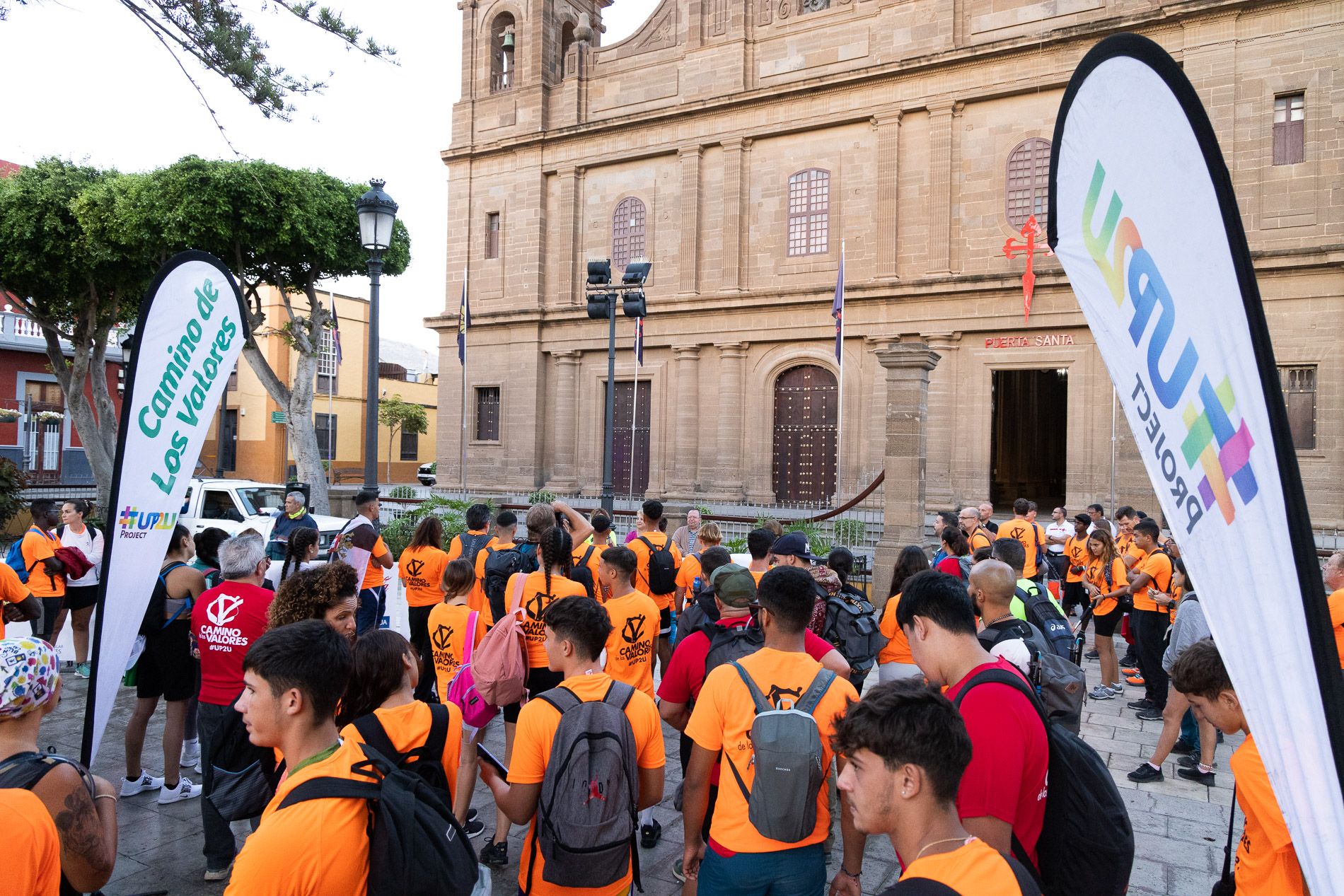 Salida del Camino de los Valores de UP2U desde Gáldar