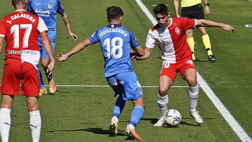 Valery, en acció en un 
partit d&#039;aquest curs a
Montilivi.  MARC MARTÍ