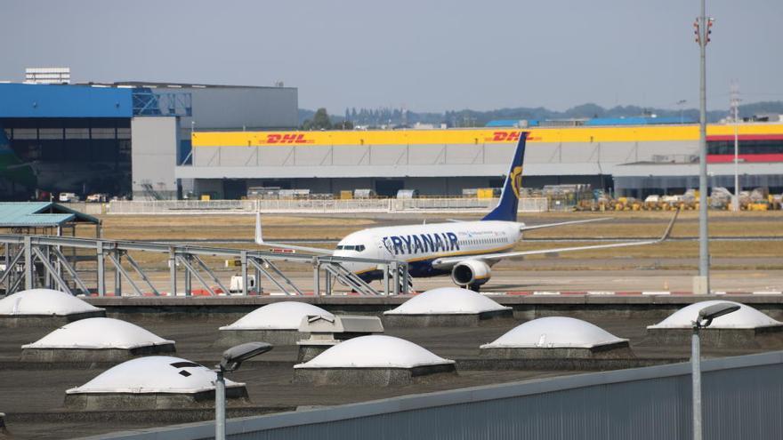 Un avió de Ryanair, a Brussel·les