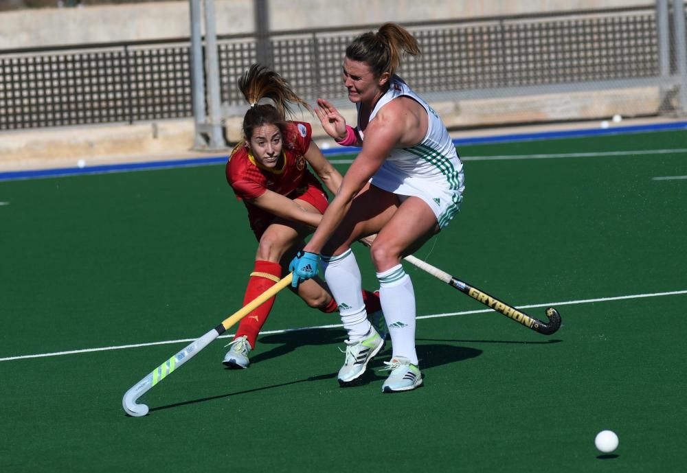 Selección española femenina de hockey en Murcia