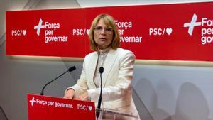 La portavoz del PSC, Lluïsa Moret.