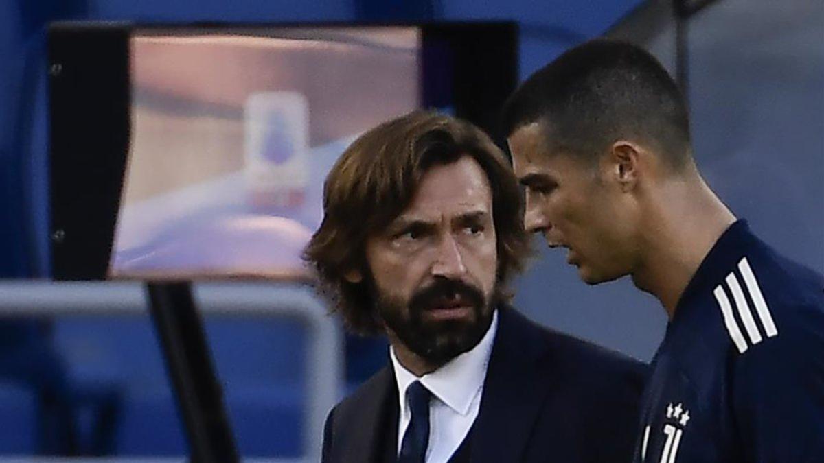 Andrea Pirlo, en una imagen de archivo junto a Cristiano Ronaldo