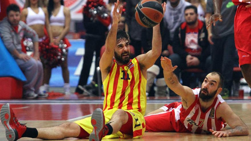 Navarro y Spanoulis, Barcelona y Olympiacos, próximos rivales en Euroliga.