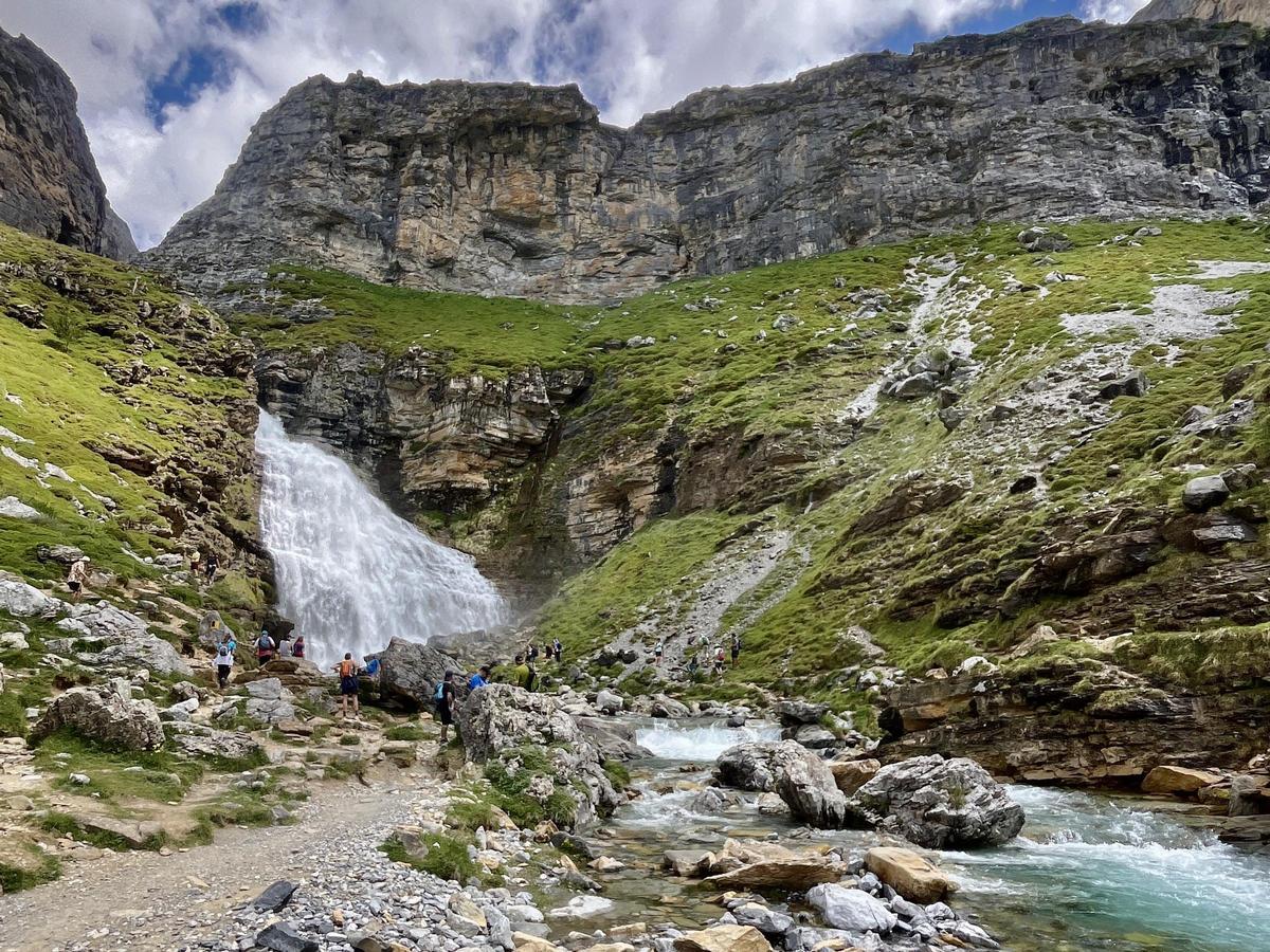 La cascada de Cola de Caballo