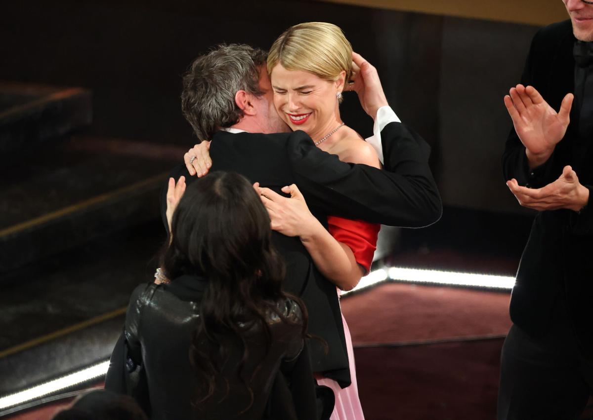 Jessie Buckley, durante la gala de los premios Oscar.