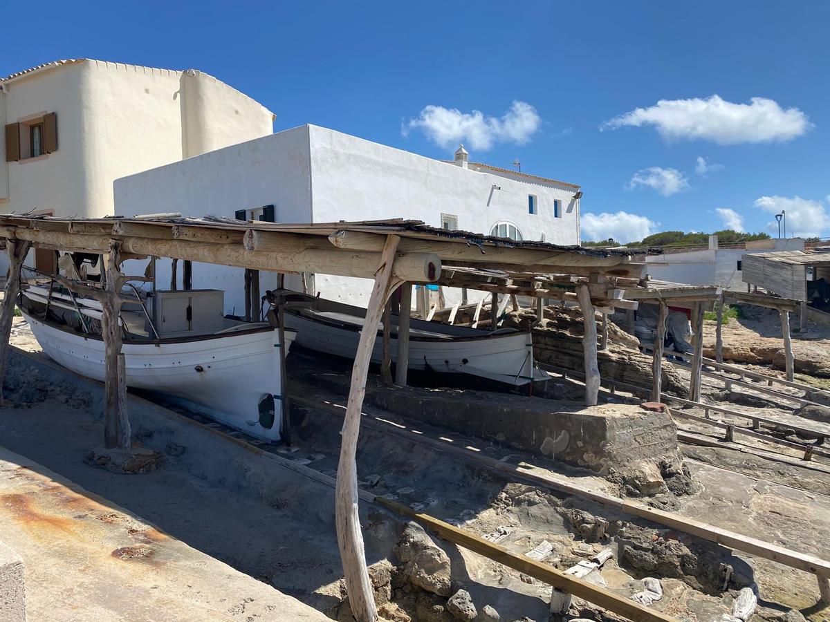 Una imagen de 'escars' en la costa balear.