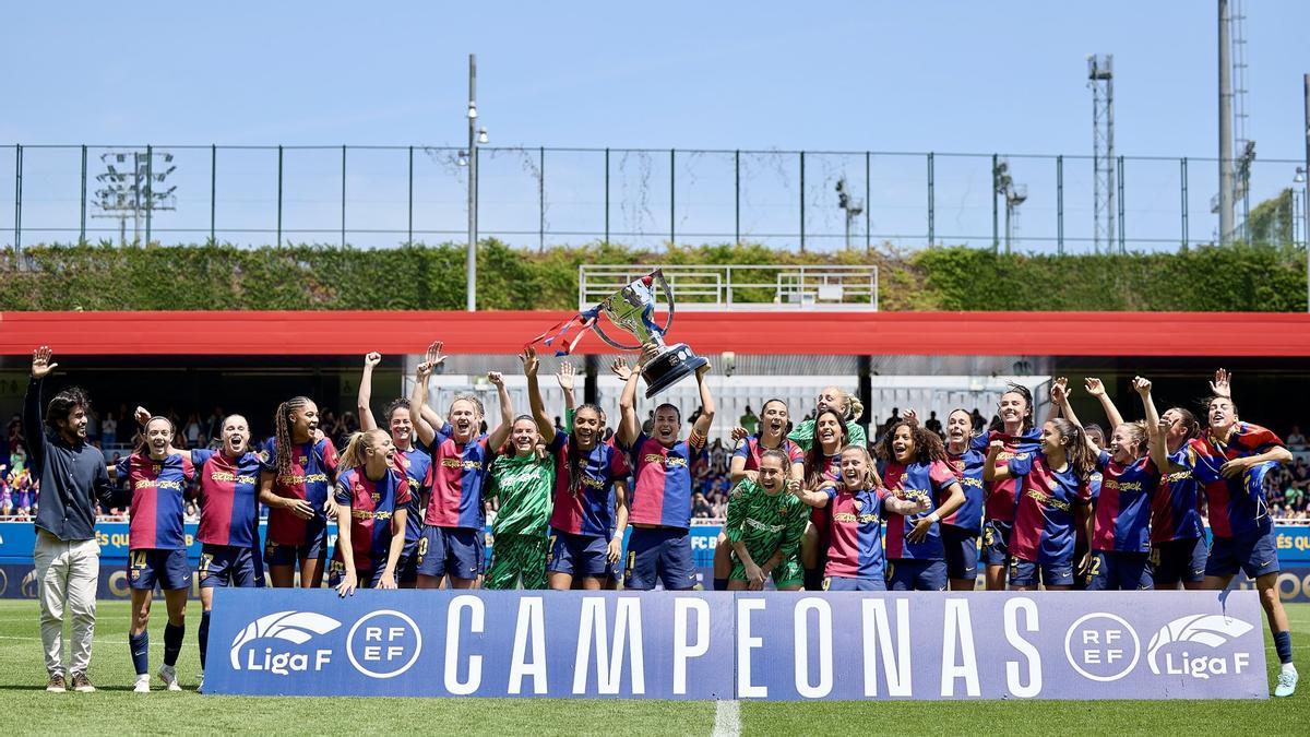 El Barça, campeón de la Liga F 2024-2025