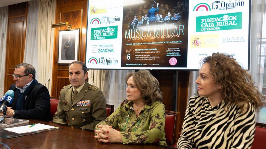 Concierto Solidario de Invierno de la banda de la Academia del Aire en Zamora