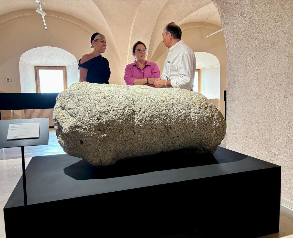Fotogalería | El Museo de Cáceres incorpora el singular verraco doble hallado en Valdecañas Fotogalería | El Museo de Cáceres incorpora el singular verraco doble hallado en Valdecañas